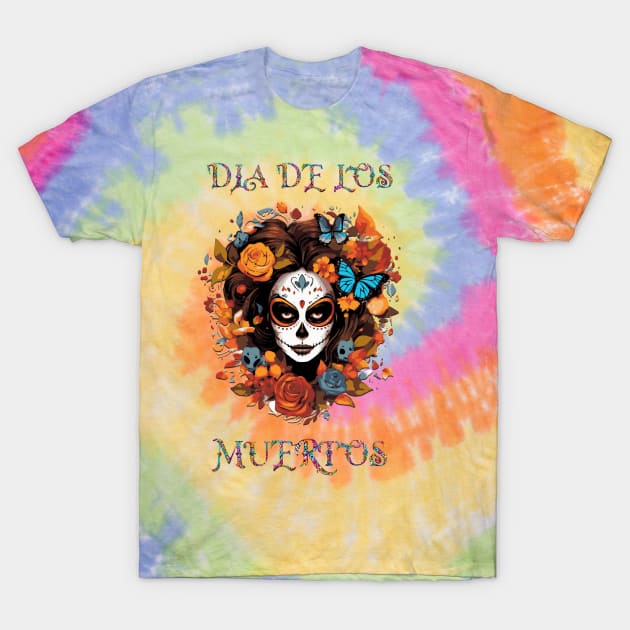 Dia De Los Muertos, Celebrate Life, Honor Death & Embrace the Future T-Shirt by ShirtsNThings